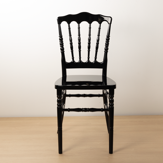 Silla Napoleon Resina Negra