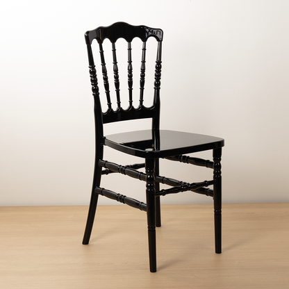 Silla Napoleon Resina Negra