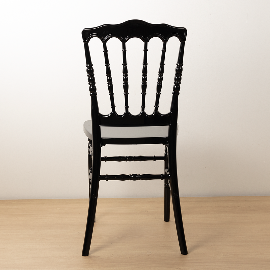 Silla Napoleon Resina Negra