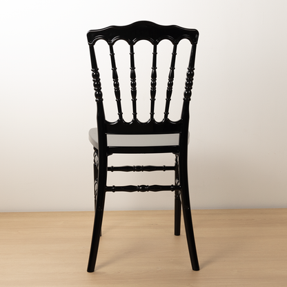 Silla Napoleon Resina Negra
