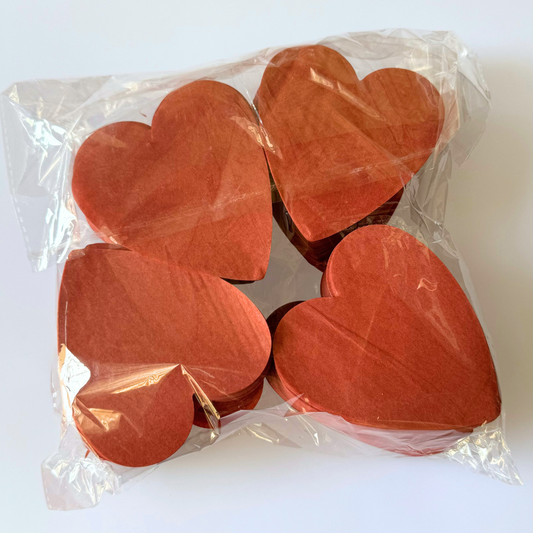 Papel Confetti Corazón Rojo 5K Fx