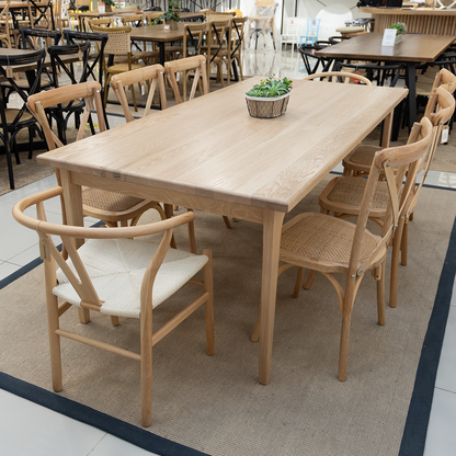 MESA ANTONELLA ROBLE AMERICANO 200x100cm