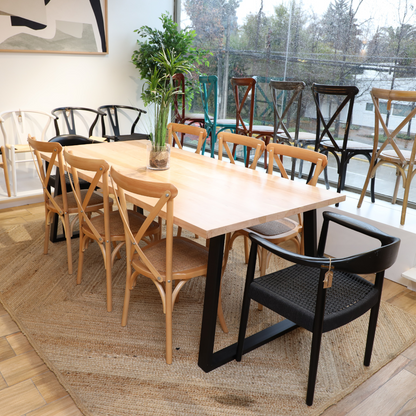 Mesa Magnolia Lenga 8P 200X100 Cm Mesa