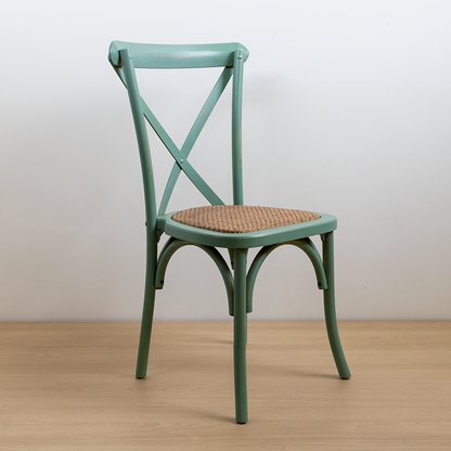Silla Crossback Menta Vintage