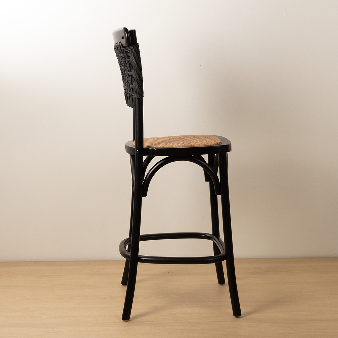 TABURETE LORENZA NEGRO