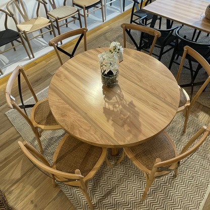 Comedor Carlota Lenga + 6 Sillas Alonsa Mesa