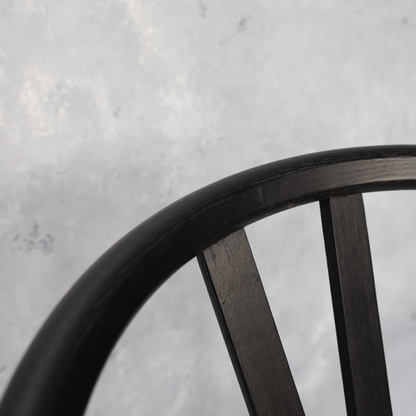Silla Wishbone Negra Roble Sillas