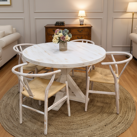 COMEDOR ROMANA PINO ALBAYALDE 120CM