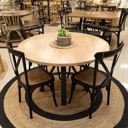 COMEDOR CALONI  + 4 SILLAS CROSSBACK