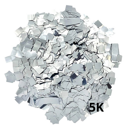 Papel Confetti Plateado 5 Kilos