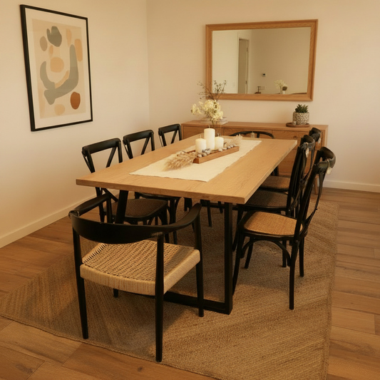Mesa Emilia Roble Americano 8P 200X100 Cm Mesa