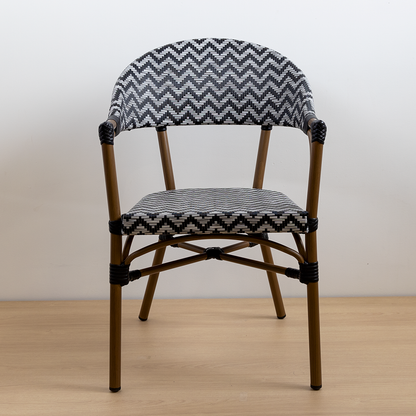 SILLA PARISINA (BRAZOS) ZIG-ZAG