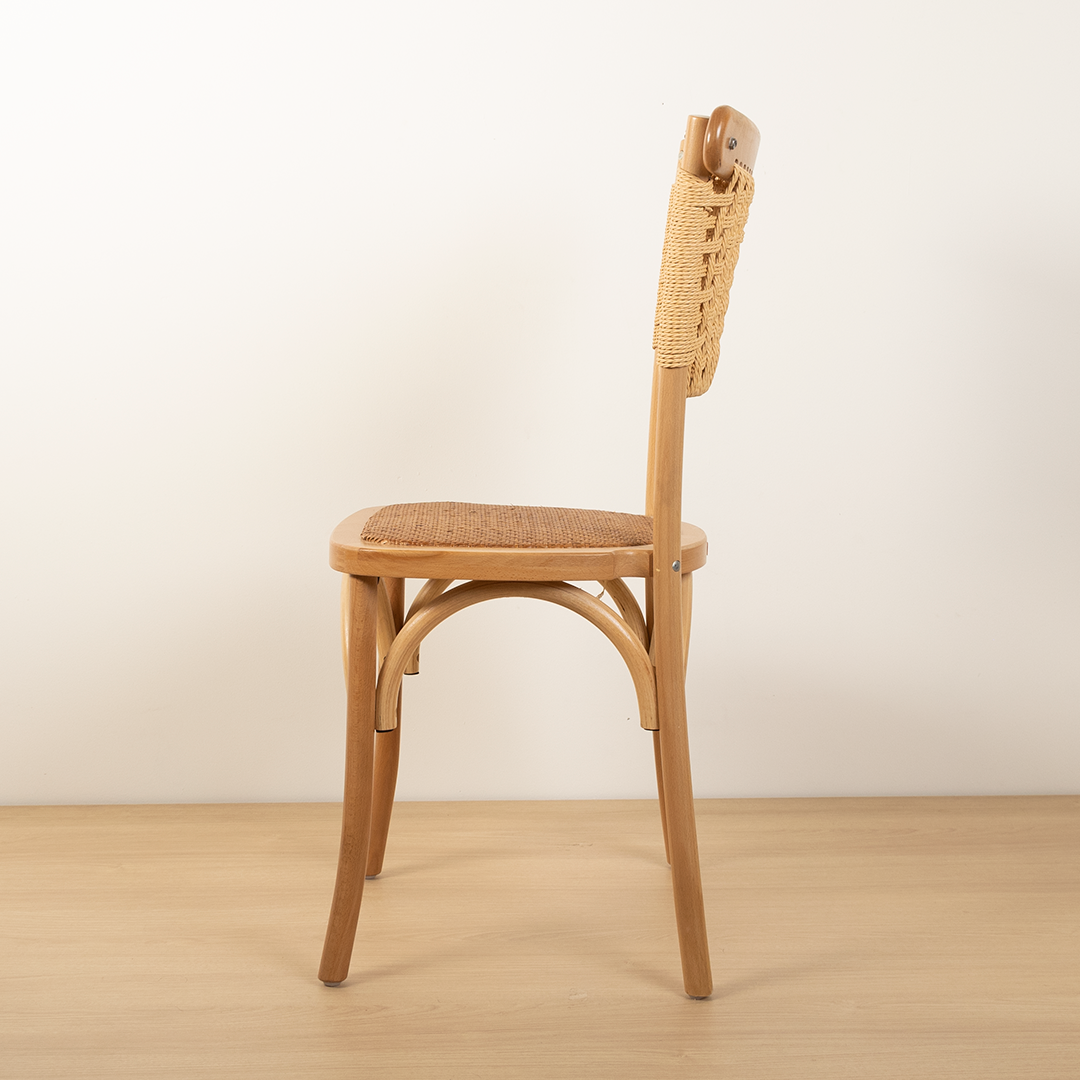SILLA CROSS LORENZA NATURAL