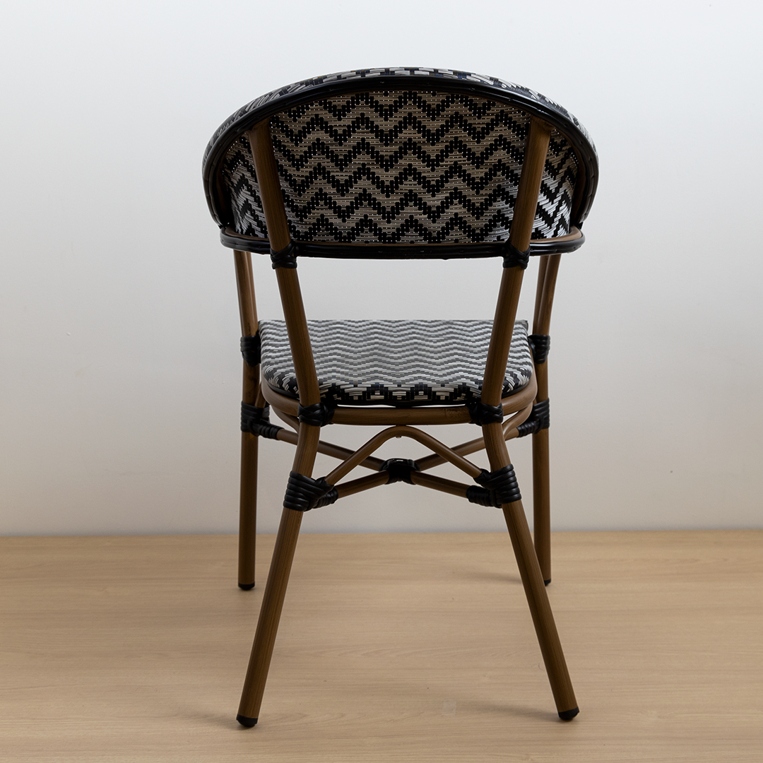 SILLA PARISINA (BRAZOS) ZIG-ZAG