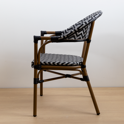 SILLA PARISINA (BRAZOS) ZIG-ZAG