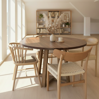 Mesa Carlota Pino Caoba 120Cm Mesa