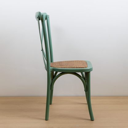 Silla Crossback Menta Vintage
