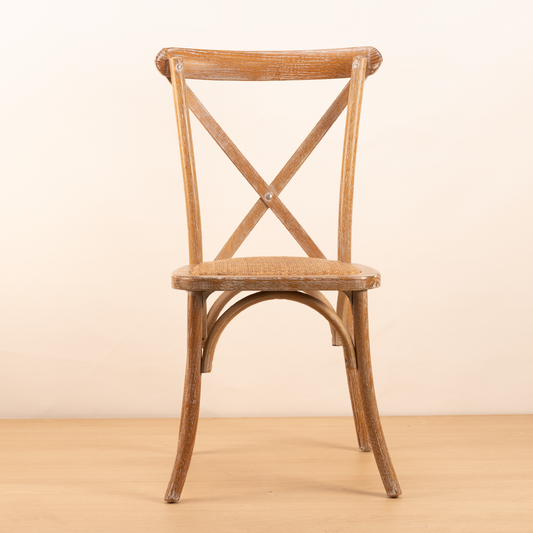 Silla Crossback Albayalde Roble