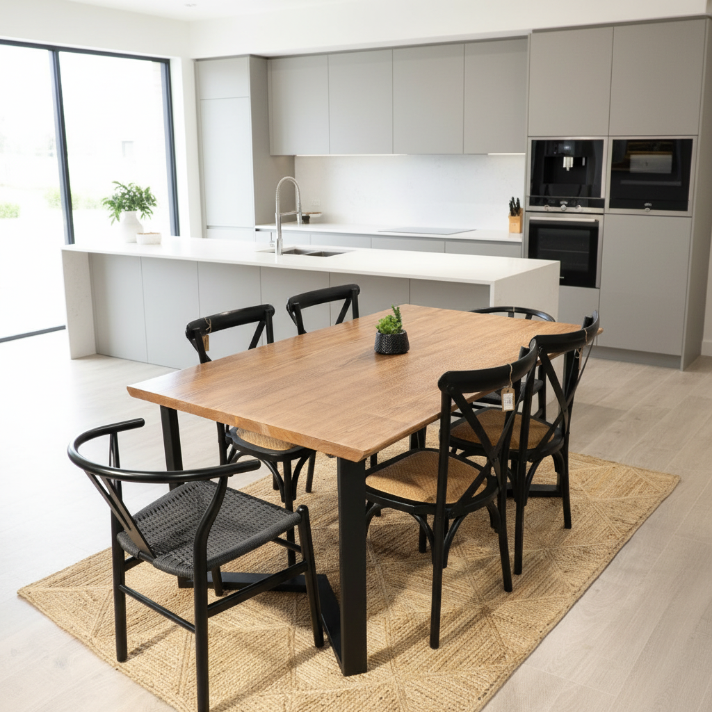 Mesa Filippa Roble 6P 160X100 Cm Mesa