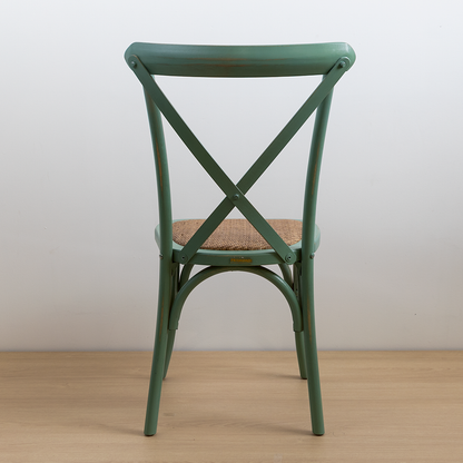 Silla Crossback Menta Vintage