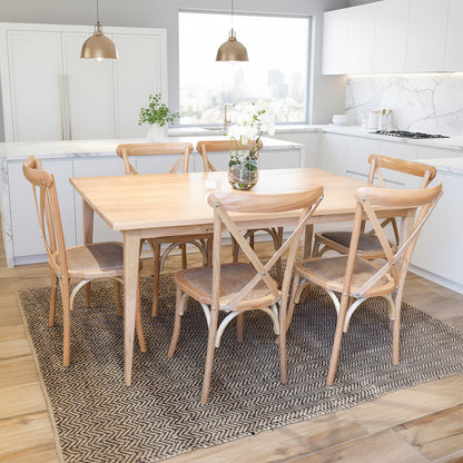 Comedor Antonella 160X100Cm + 6 Sillas Mesa