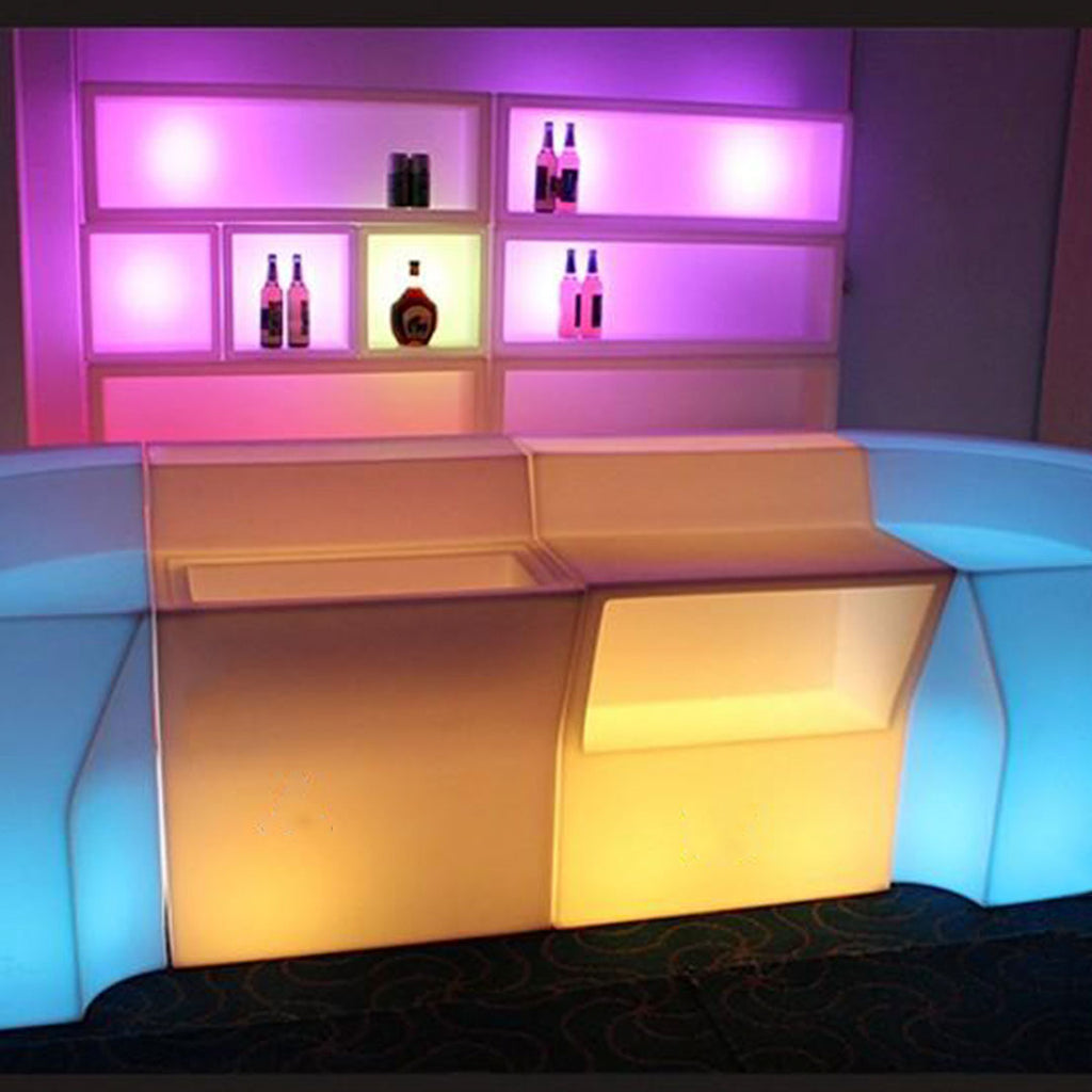 Bar Led Recto 90X80X110 Cm Muebles Led