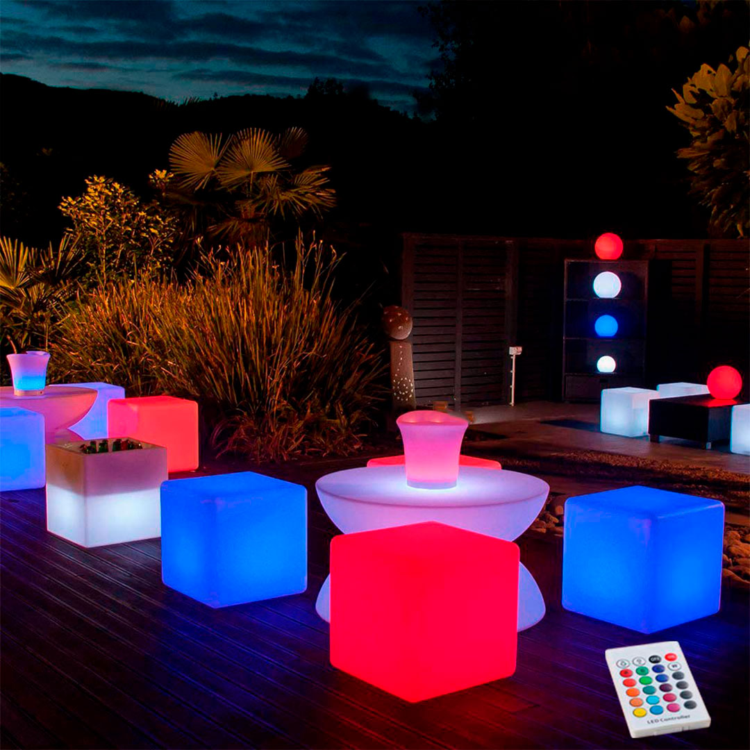 Cubo Led 50X50 Cm Mueble Led