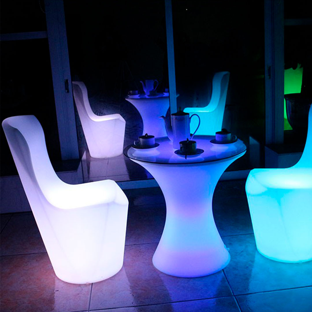 Mesa Led 58X60 Cm Mueble Led