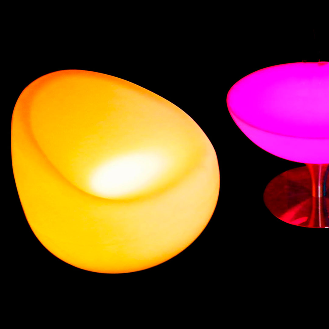 Sofa Apple LED 72x72x73 cm