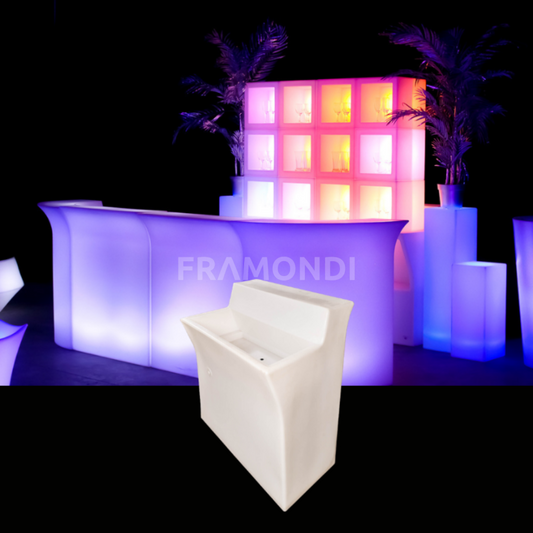 Bar Led Hielo 90X80X110 Cm Mueble Led