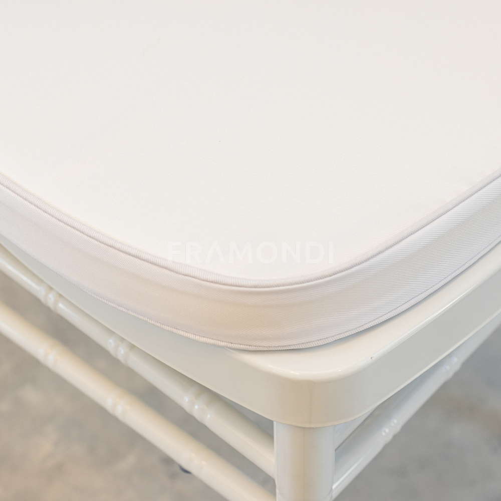 Cojin Blanco Chiavari 40Mm