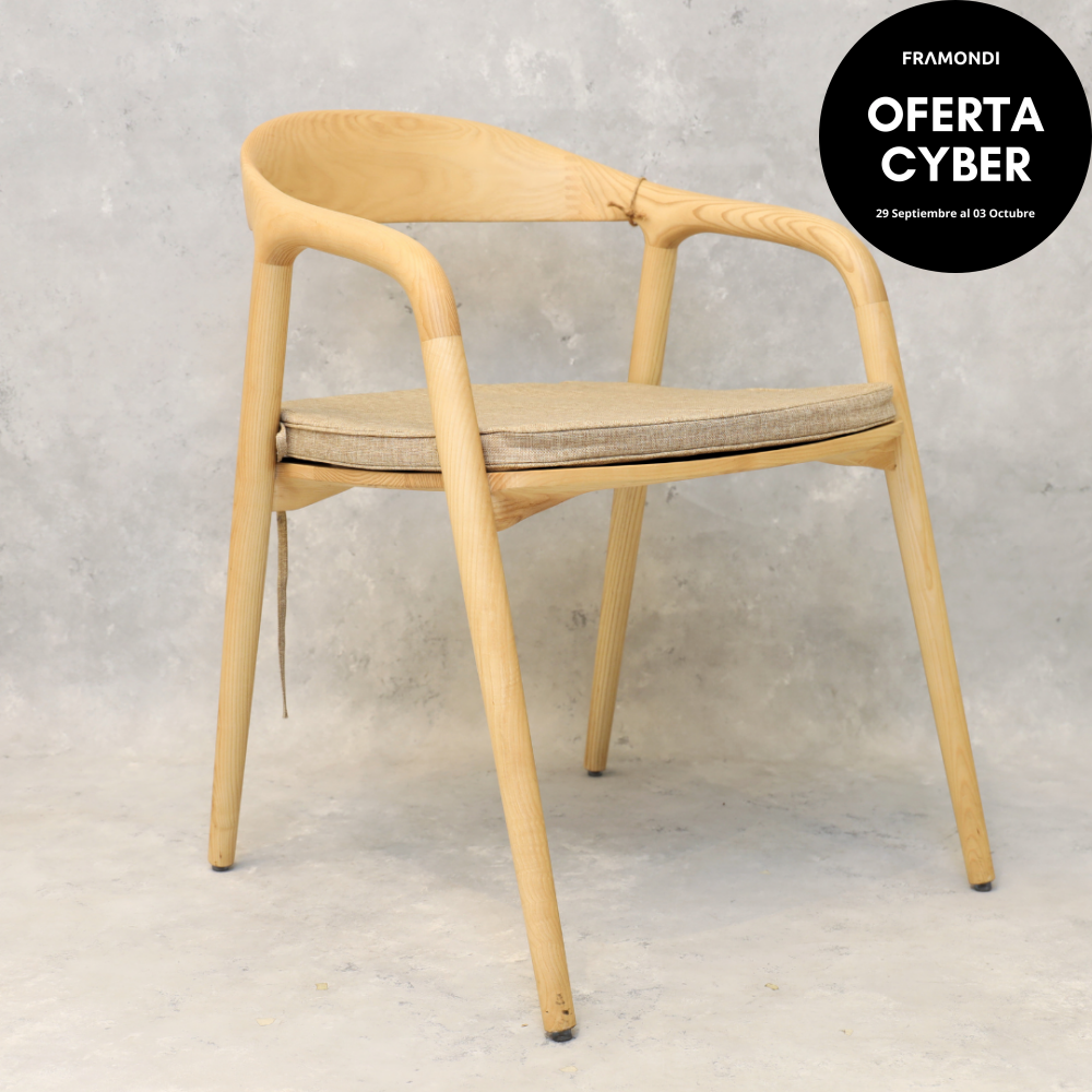 Cojin Silla Matilda Lino Beige 30Mm