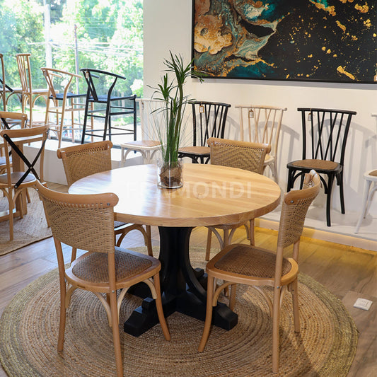 Comedor Isabella Natural + 4 Sienna Mesa