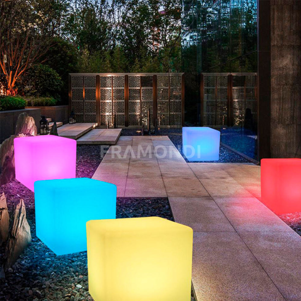 Cubo Led 40X40 Cm Mueble Led