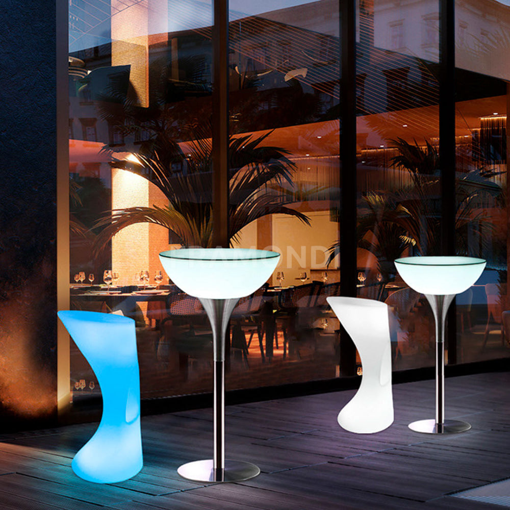 Mesa Led Cocktail 60X60X106 Cm Mueble Led