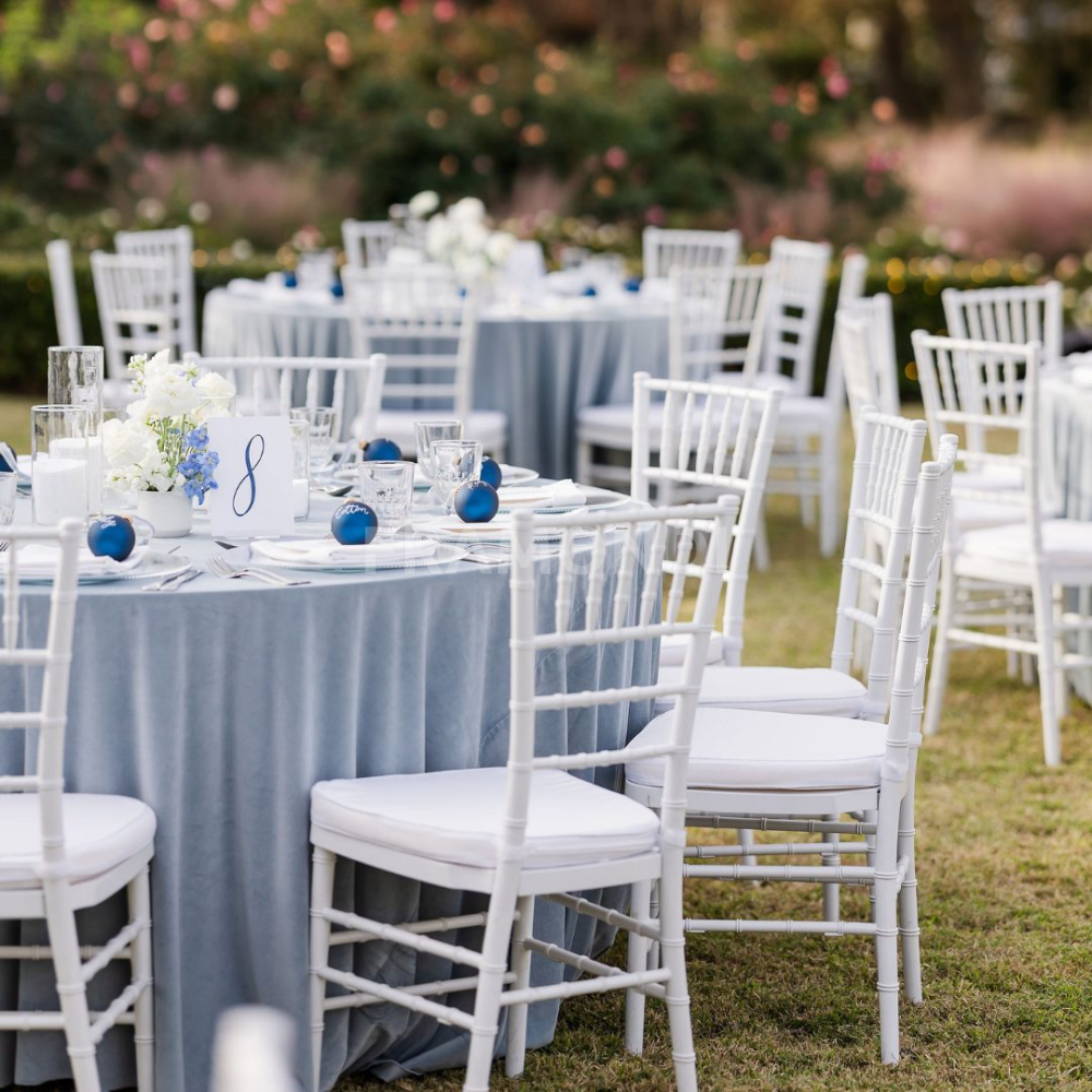 Silla Chiavari Blanca No Incluye Cojín Sillas