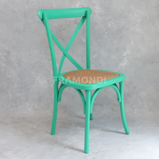 Silla Crossback Aqua Sillas