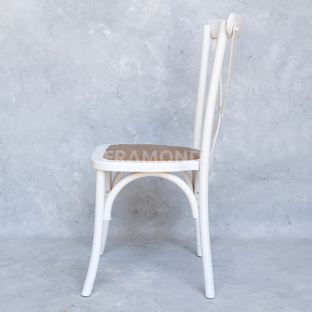 Silla Crossback Blanca Sillas