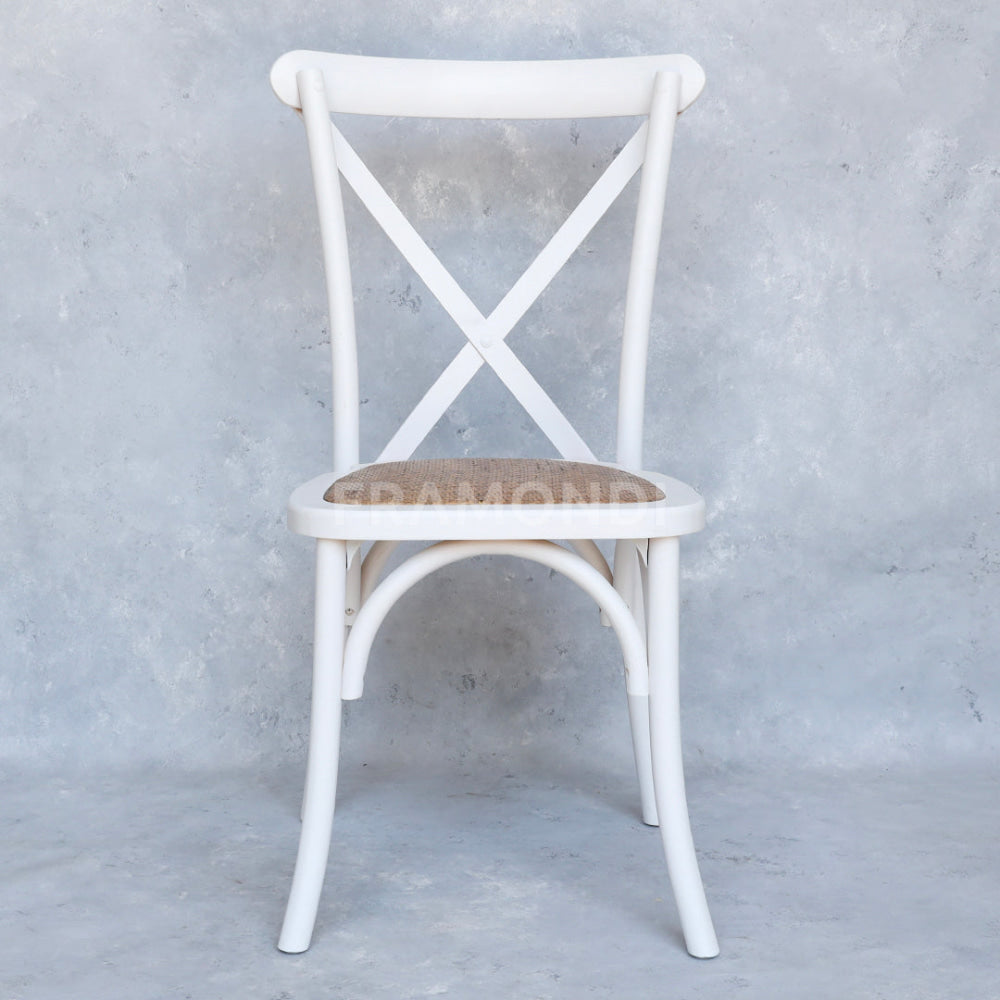 Silla Crossback Blanca Sillas