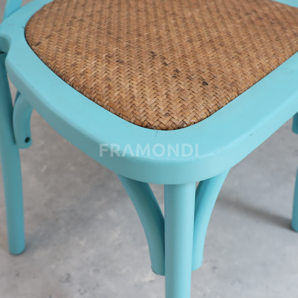 Silla Crossback Celeste Sillas