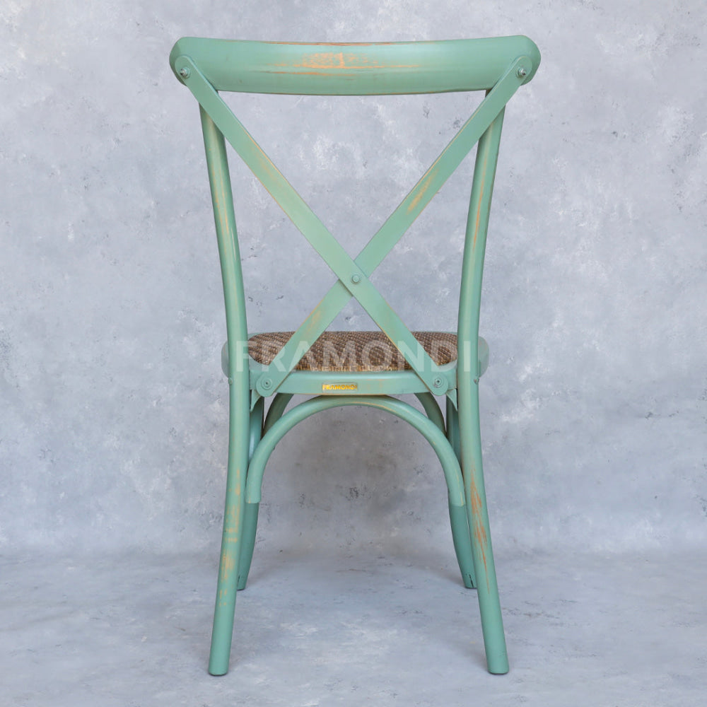 Silla Crossback Menta Vintage Sillas