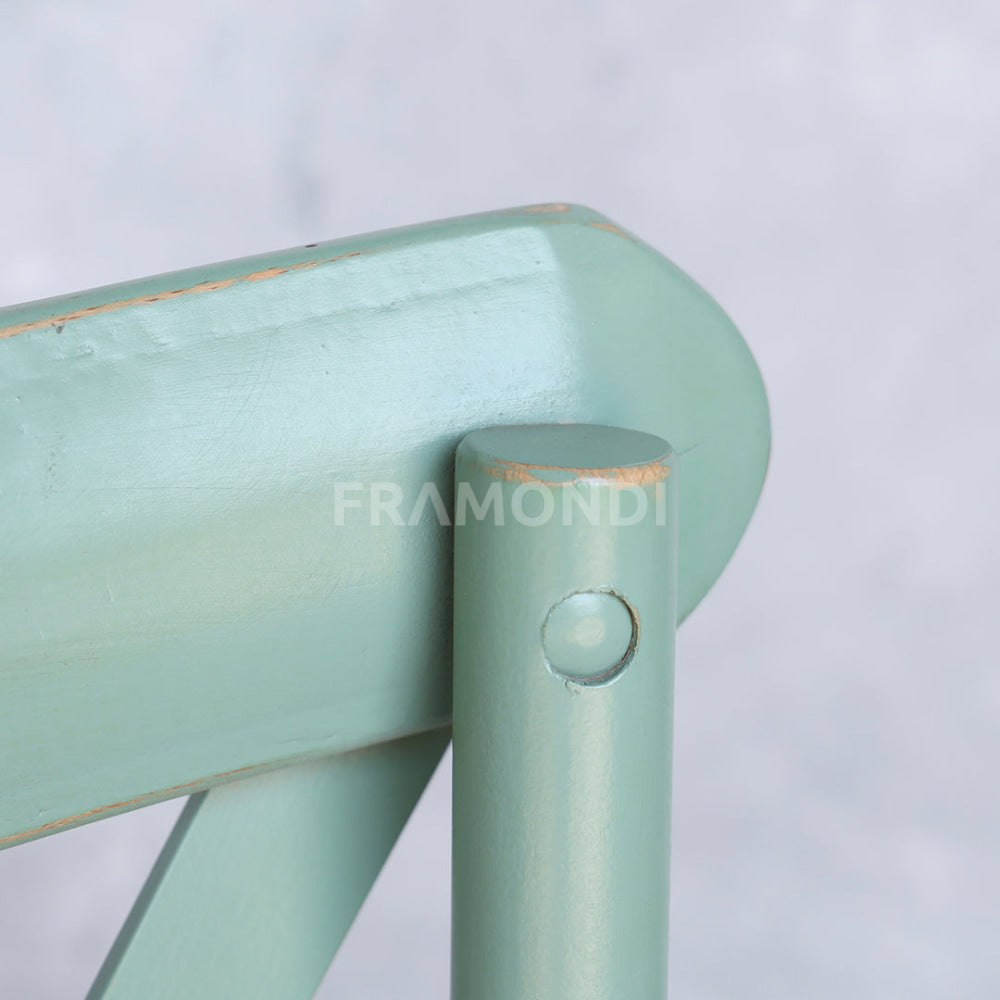 Silla Crossback Menta Vintage Sillas