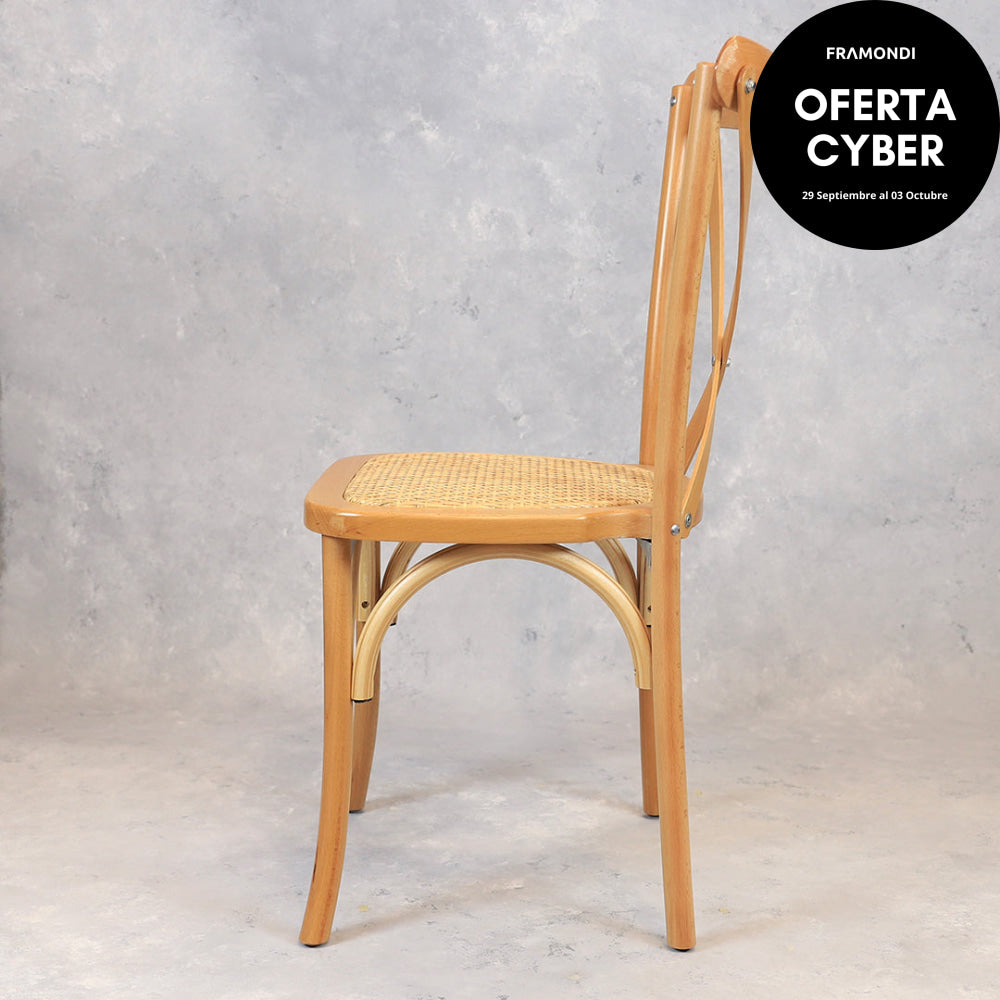 Silla Crossback Natural Sillas