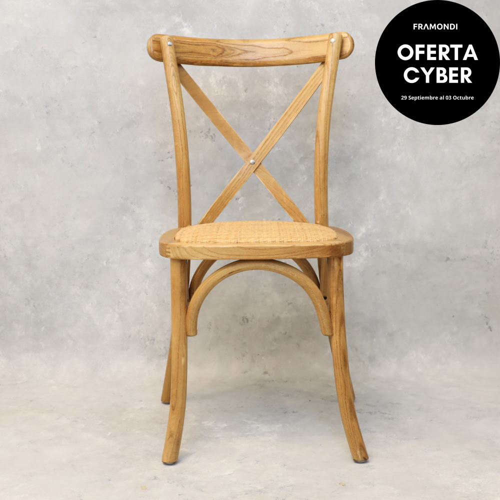 Silla Crossback Natural Olmo Sillas