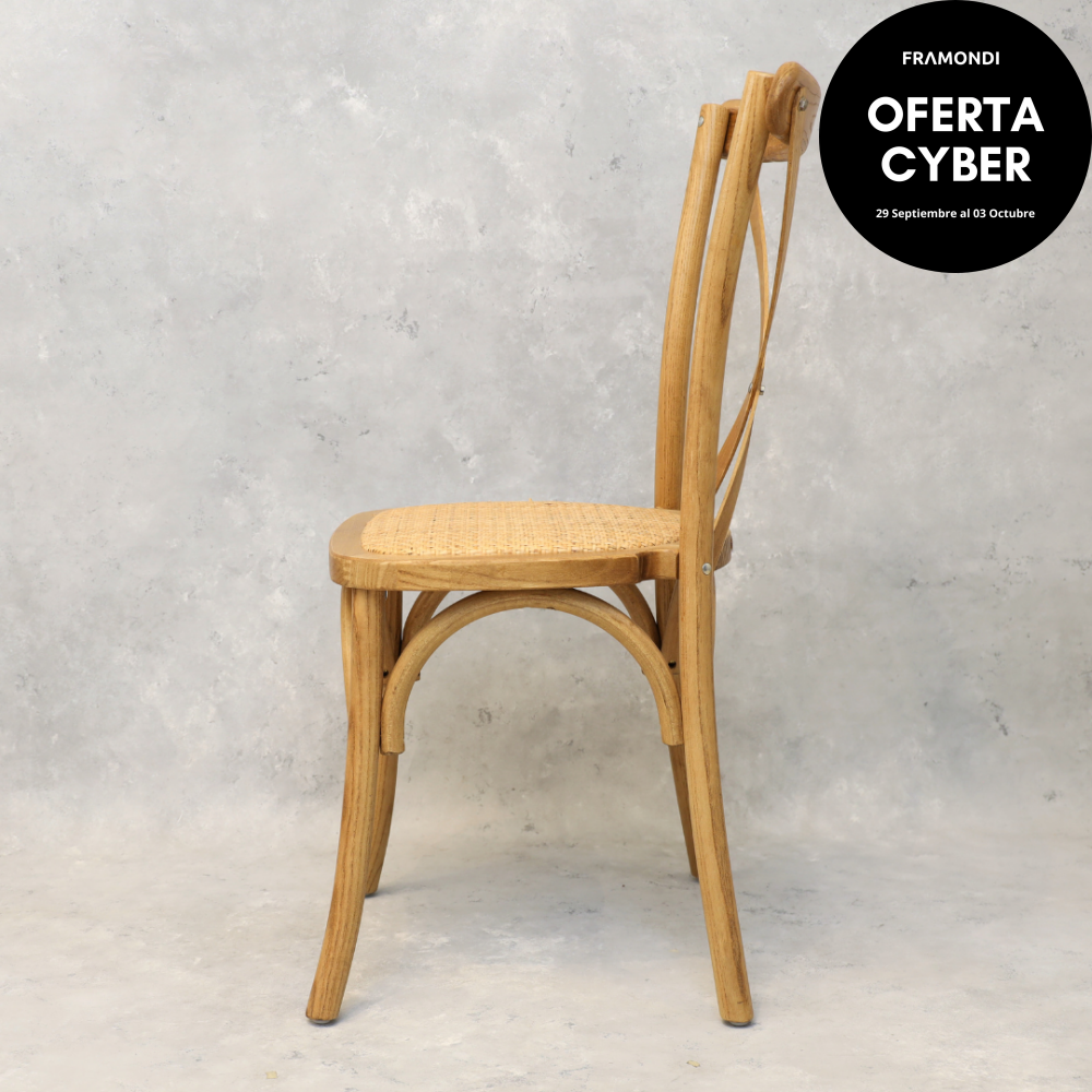 Silla Crossback Natural Olmo Sillas