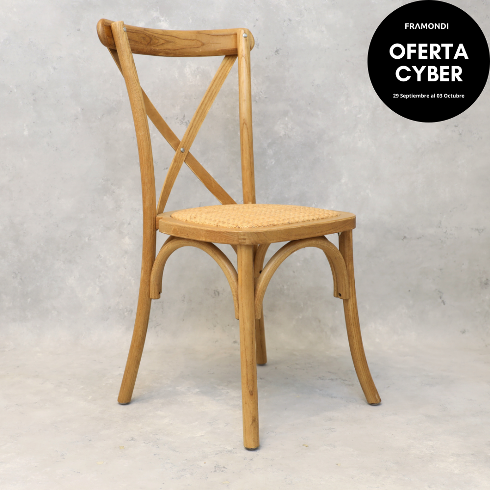 Silla Crossback Natural Olmo Sillas