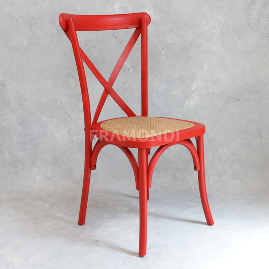 Silla Crossback Roja Sillas