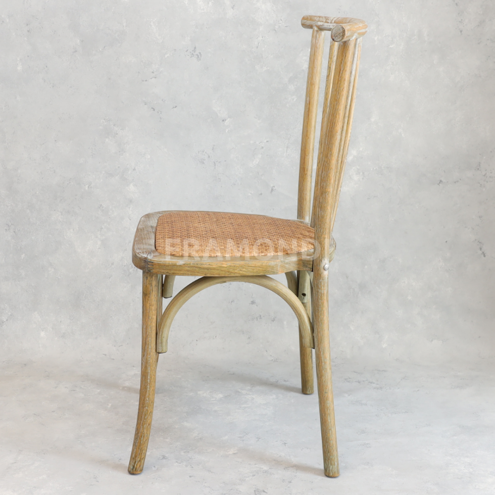 Silla Crosswood Ceniza Sillas