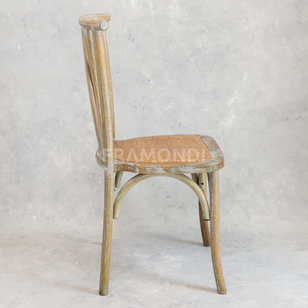 Silla Crosswood Ceniza Sillas