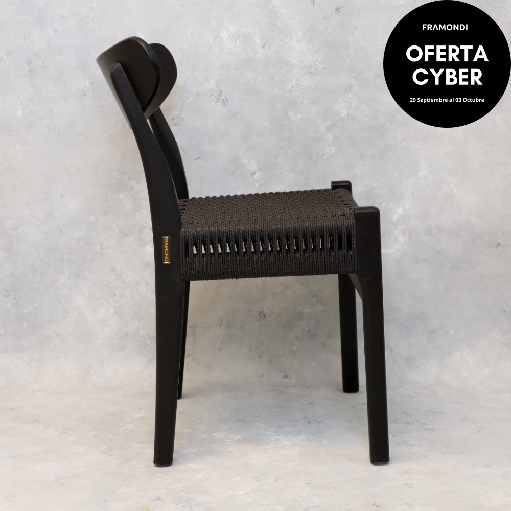 Silla Dante Black Sillas